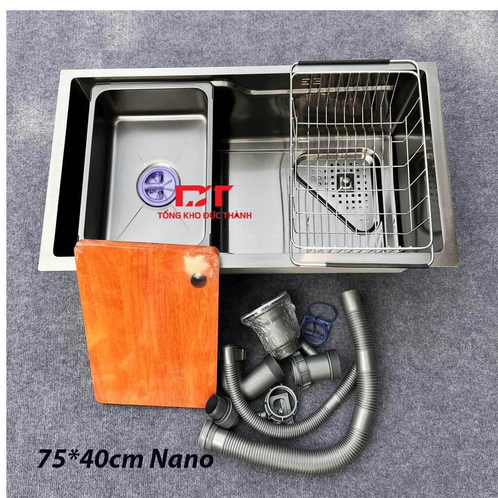 Chậu rửa bát âm toàn phần Kobesi 7540 ( Nano)