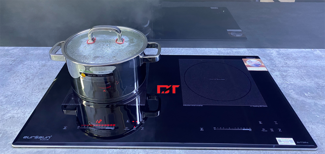 Bếp từ Eurosun EU-T726Pro - Mặt kính Schott Ceran