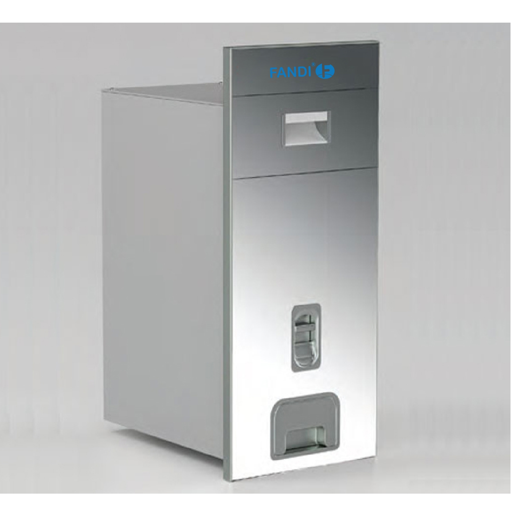 Thùng gạo thông minh Fandi FNS300 (mặt gương xám)