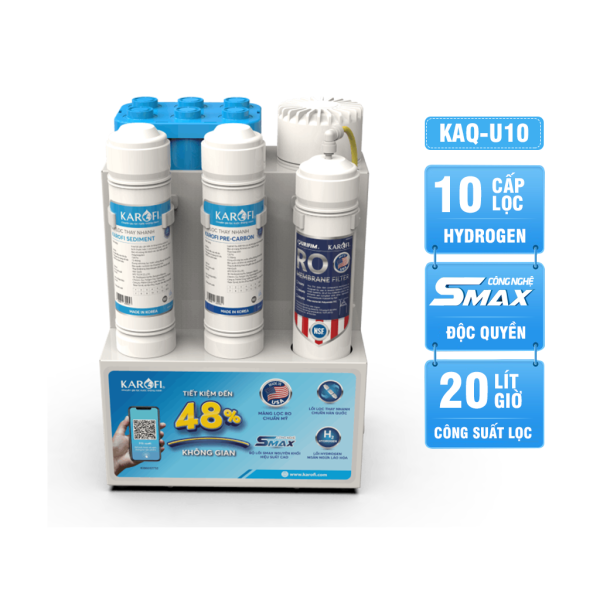 Máy lọc nước Karofi KAQ-U10 (10 lõi lọc)