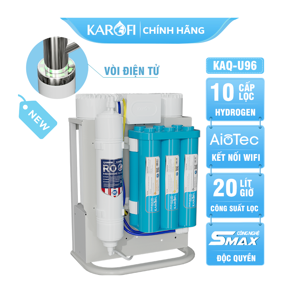Máy lọc nước Karofi KAQ-U96 (10 lõi lọc)