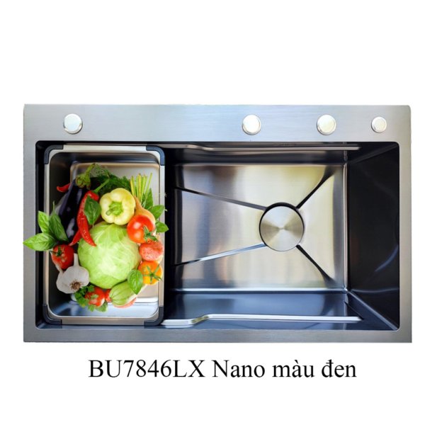 Chậu rửa bát Buchen BU7846LX Nano