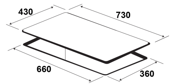 Bếp từ KAFF KF-IH2002LeBar (Nhập khẩu Đức)