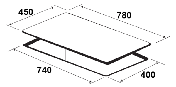 Bếp từ ba KAFF KF-IH6003II (Nhập khẩu Đức)