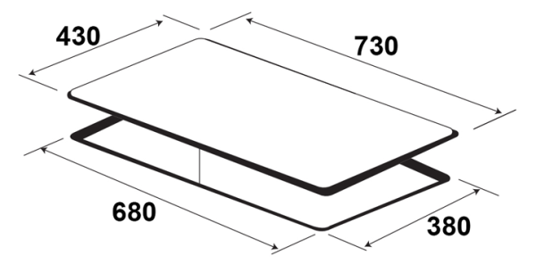Bếp từ KAFF KF-ROTE55 (Nhập khẩu Đức)