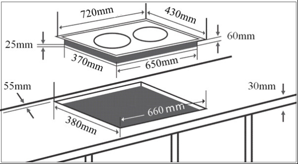 Bếp từ Chefs MICHEFS MID2009I
