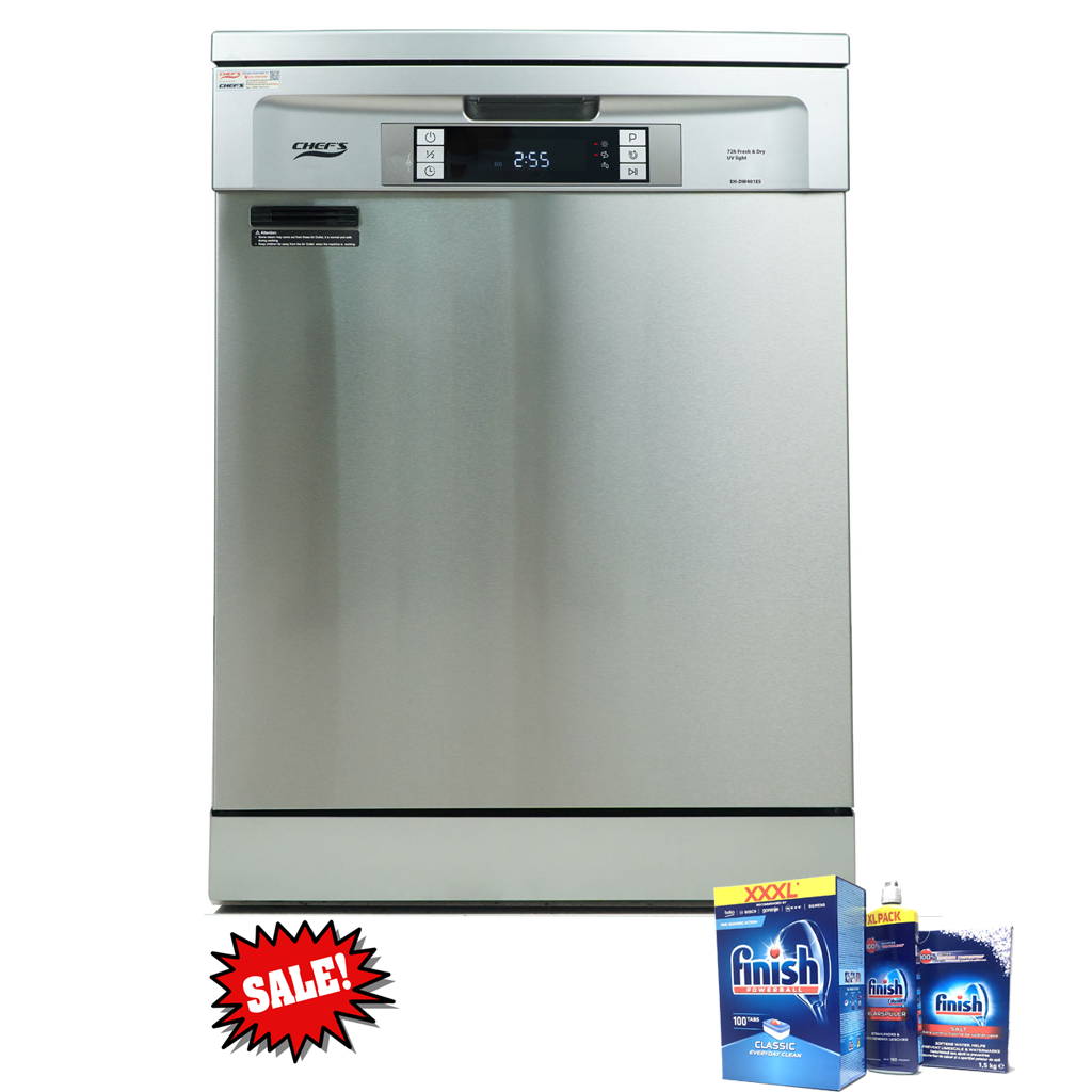 Máy rửa bát Chefs EH-DW401ES (15 bộ) - sấy khí nóng, tiệt trùng UV
