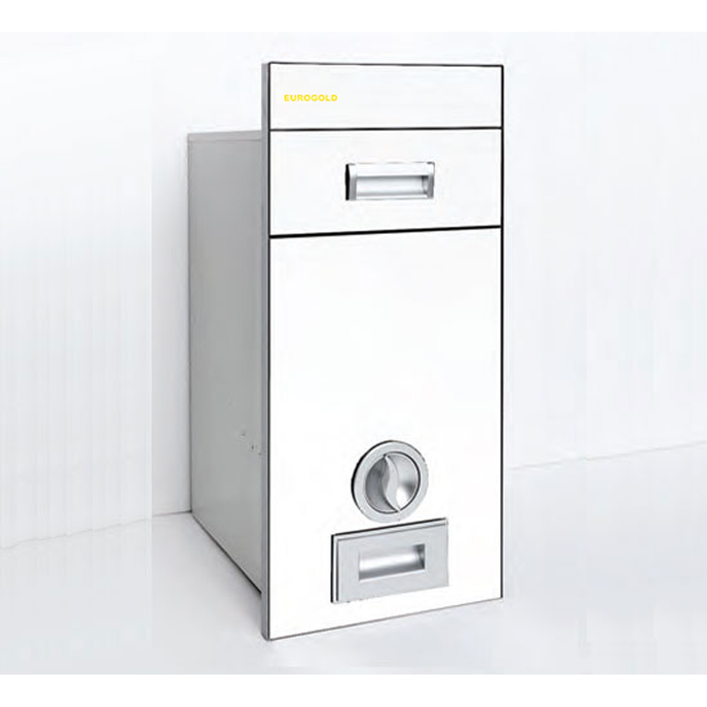 Thùng gạo mặt gương Eurogold C300 trắng