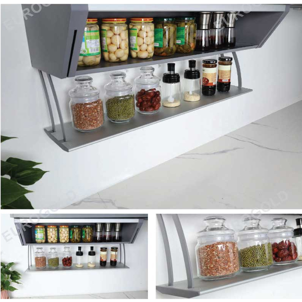 Giá gia vị lắp đáy tủ trên Eurogold EV2180/EV2190