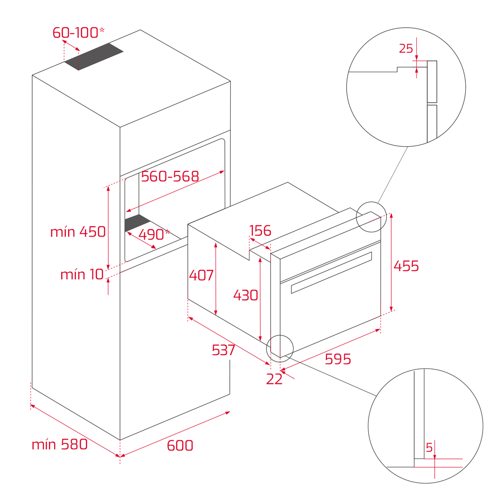 Lò hấp kết hợp nướng HLC 847 SC (45 lít)
