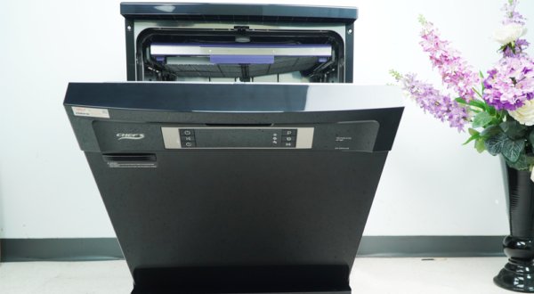 Máy rửa bát Chefs EH-DW401EB (15 bộ) - sấy khí nóng, tiệt trùng UV