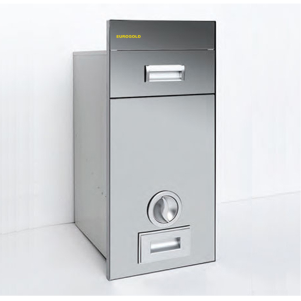 Thùng gạo mặt gương Eurogold C300 bạc