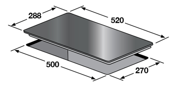 Bếp từ domino KAFF KF-330DI