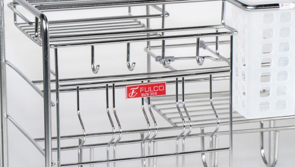 Giá dao thớt chai lọ Fulco FC08-01 (inox 201)