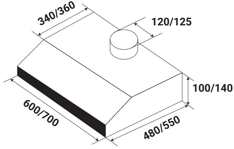 Máy hút mùi Kaff KF-638B