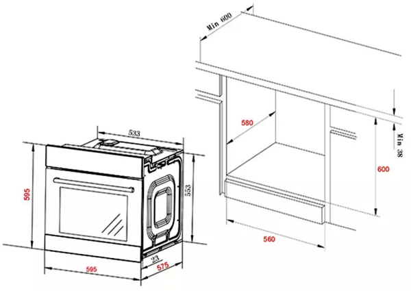 Lò nướng Kaff KF-T90S (67 lít)
