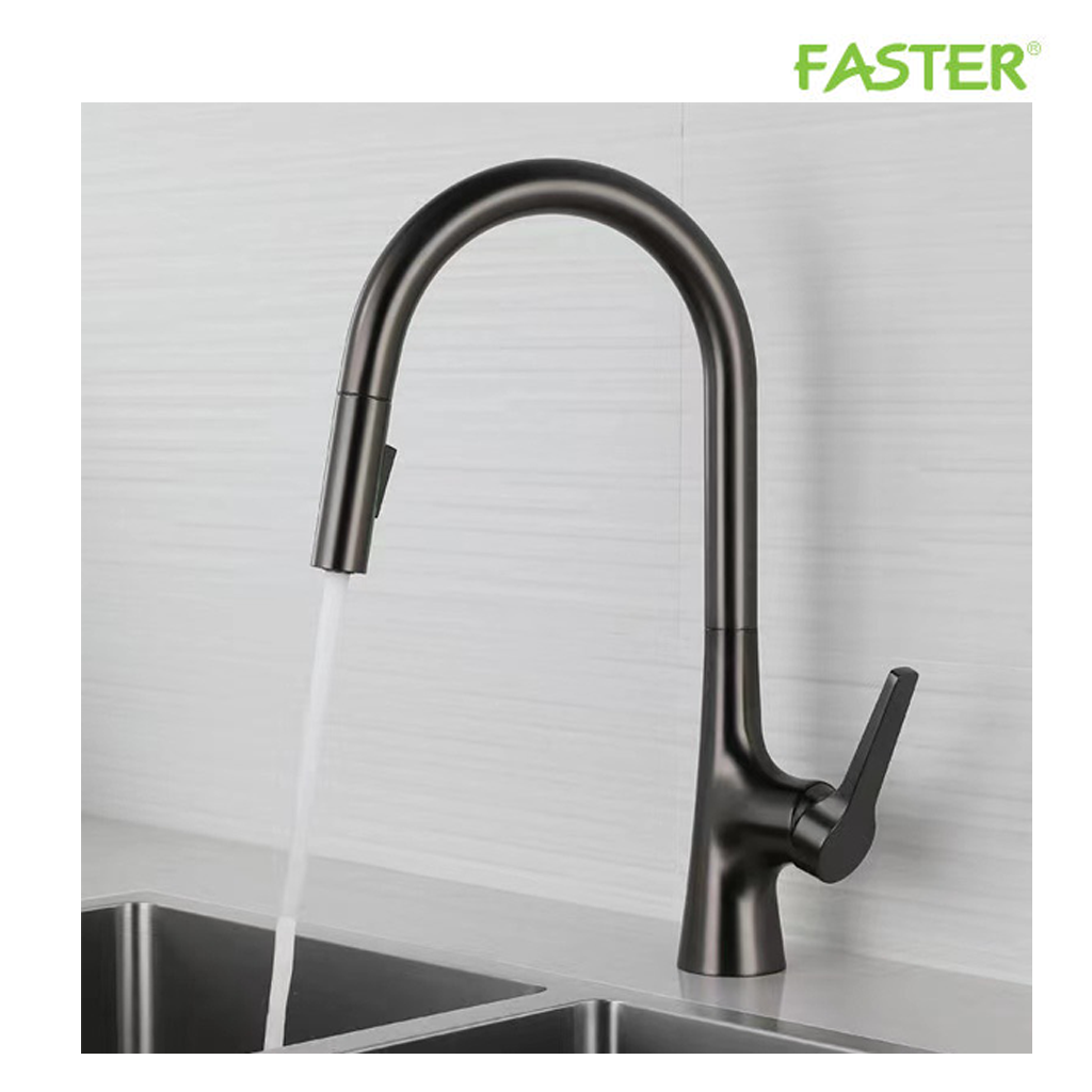 Vòi rửa bát rút dây Faster FS 929G