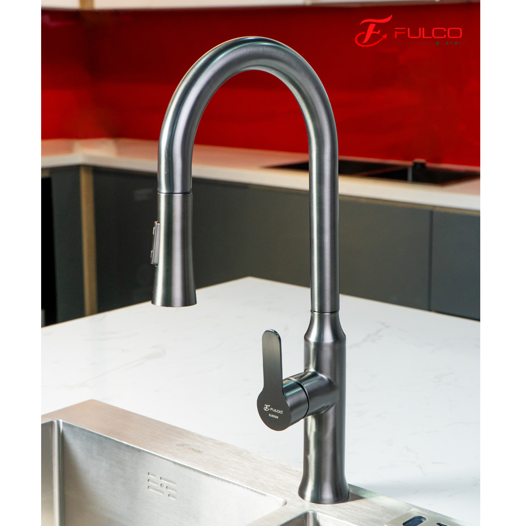 Vòi rửa bát rút dây Fulco F44