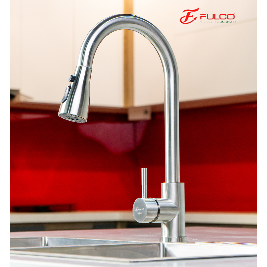 Vòi rửa bát rút dây Fulco F66