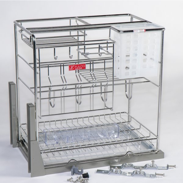 Giá dao thớt chai lọ Fulco FC08-01 (inox 201)