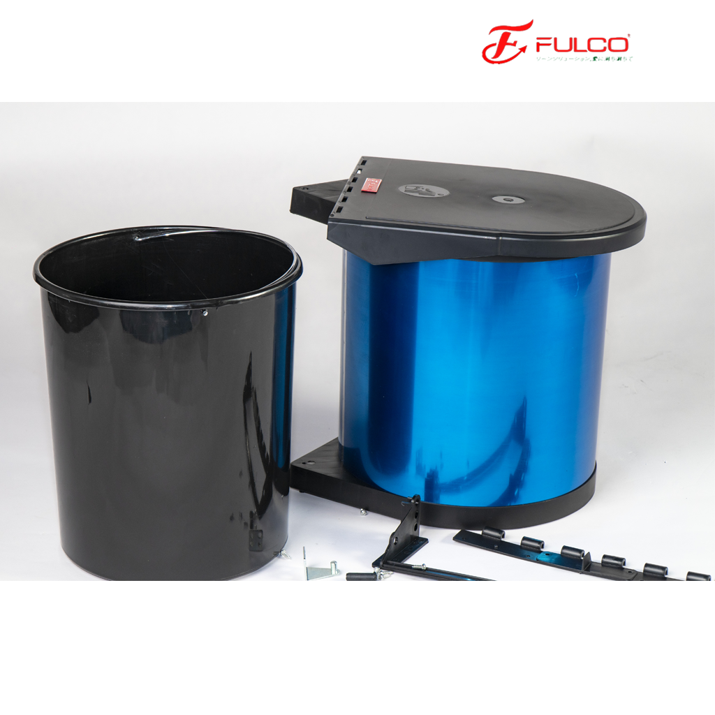 Thùng rác inox gắn cánh Fulco FC40