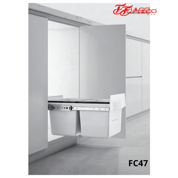 Thùng rác đôi Fulco FC47