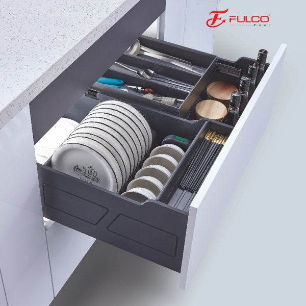 Giá bát tủ dưới phủ nano 5 lớp Fulco FCA03-B