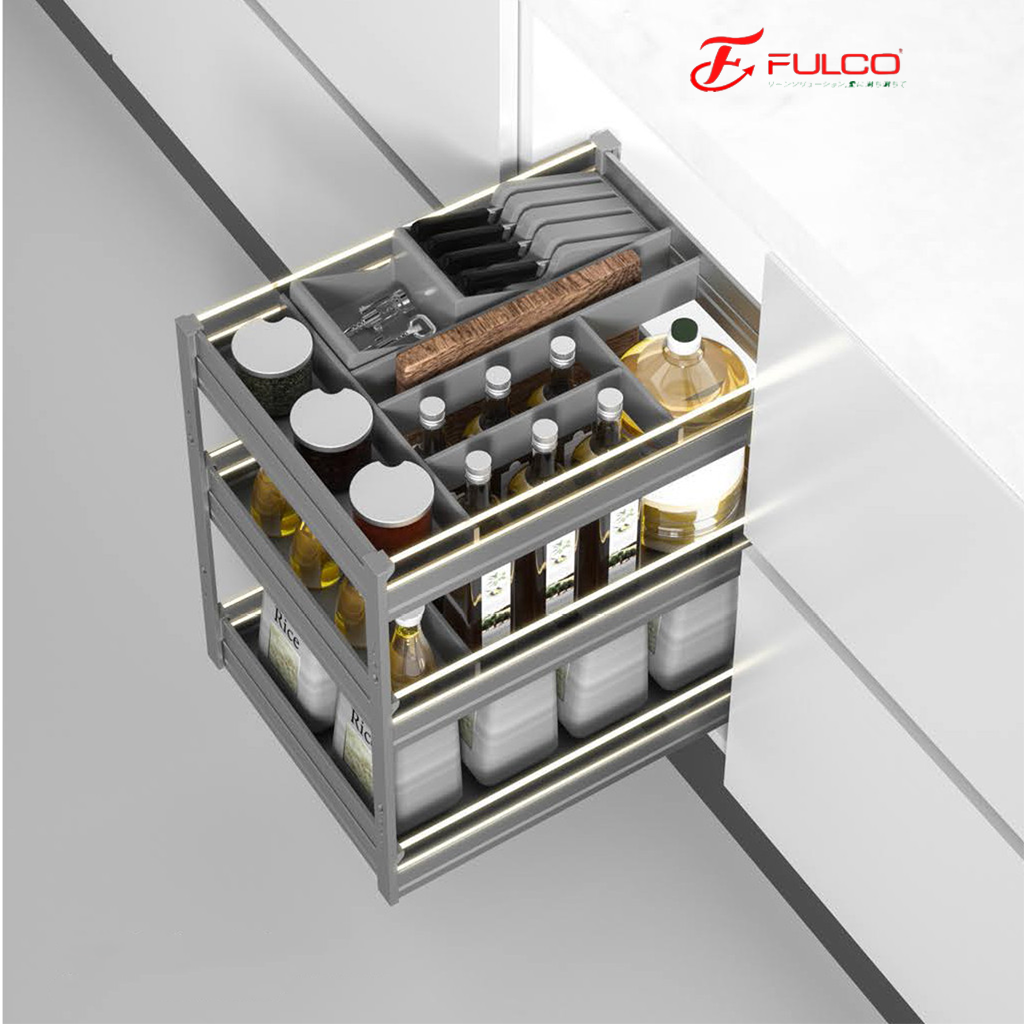 Giá gia vị chai lọ Fulco FCB05