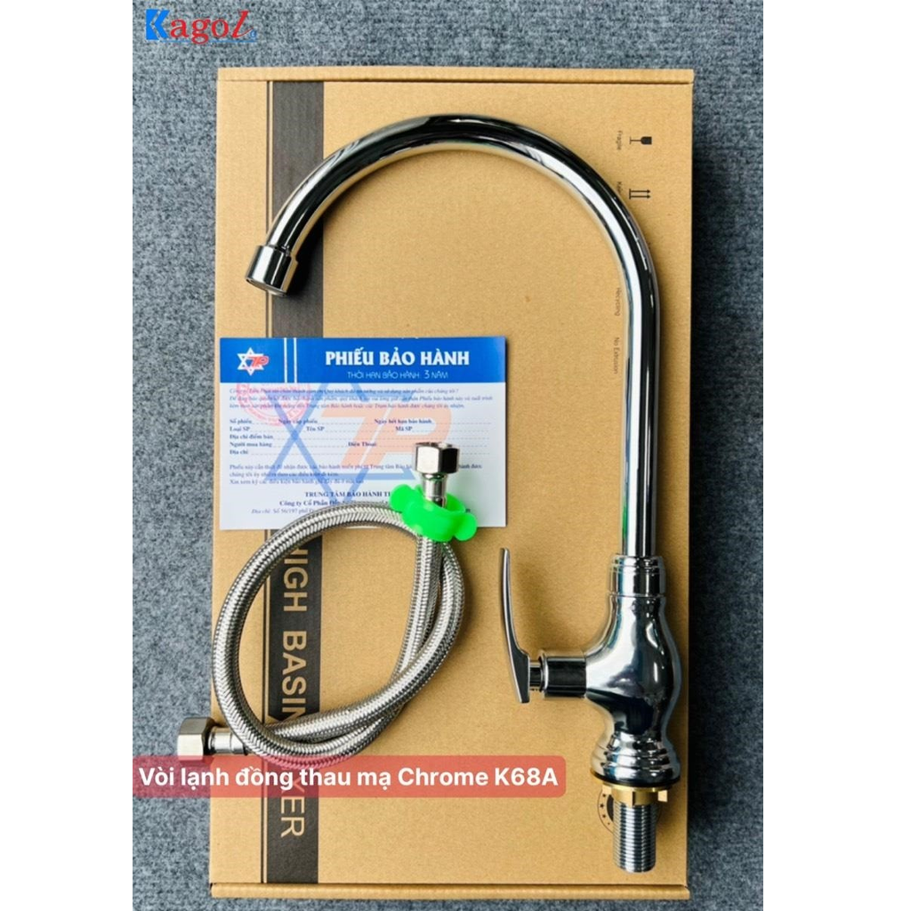 Vòi rửa bát 1 đường nước Kagol K68A
