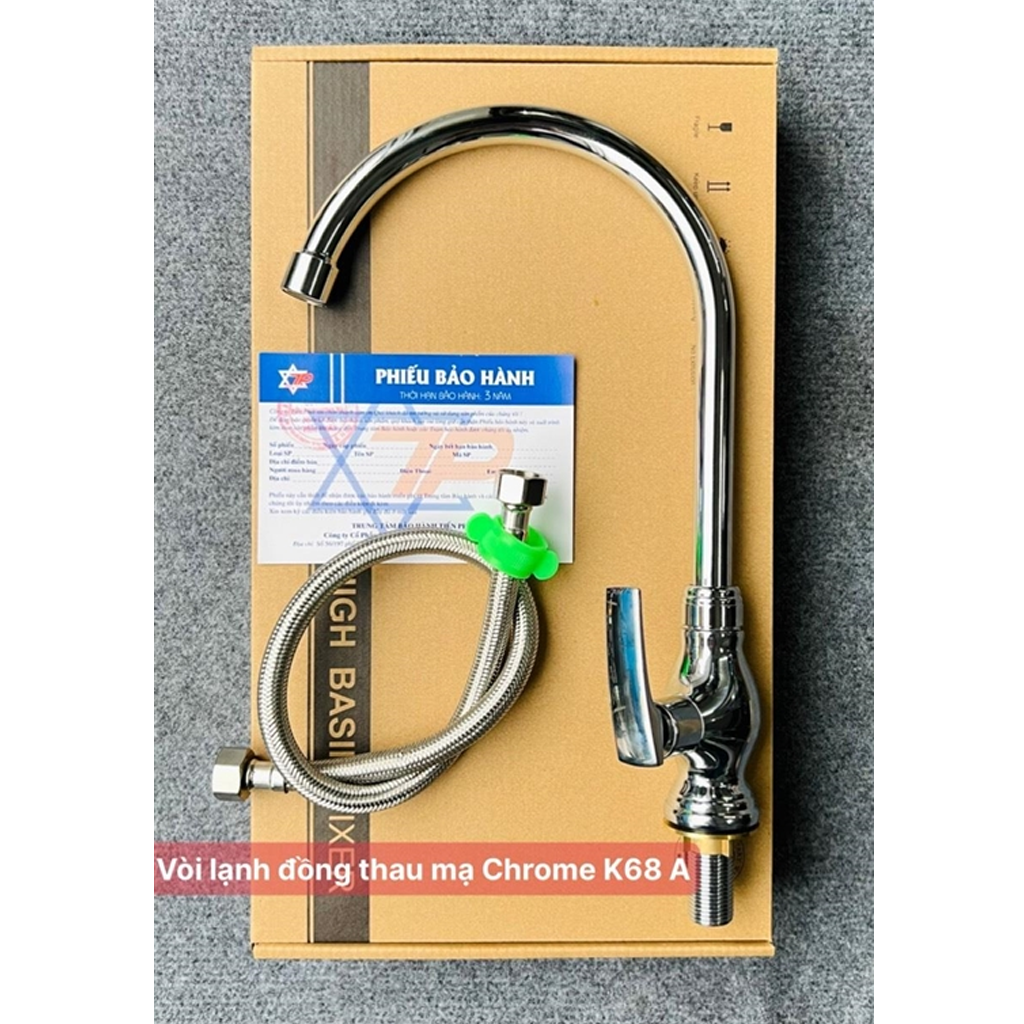 Vòi rửa bát 1 đường nước Kagol K68B