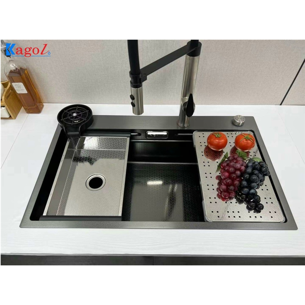 Chậu rửa bát đơn Kagol KND8046 (80 x 46cm)