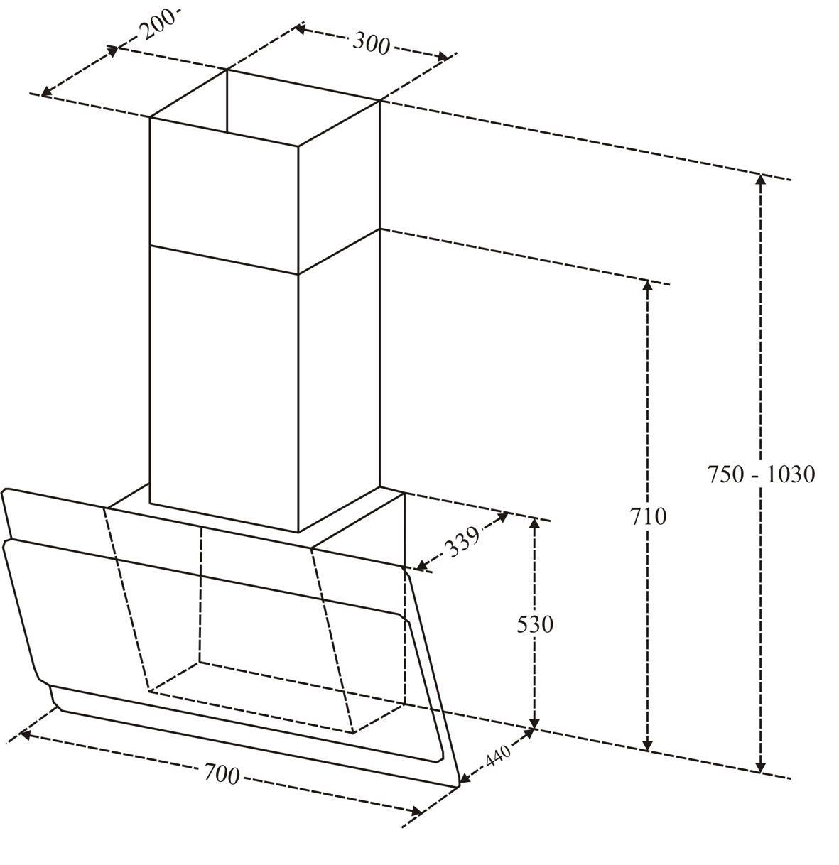 Máy hút mùi Kaff KF-70LH
