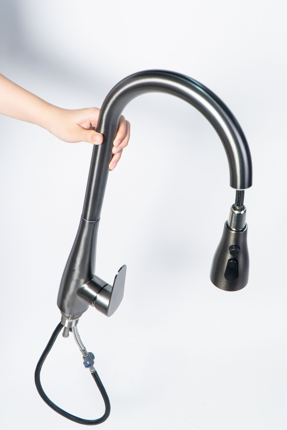 Vòi rửa bát rút dây Fulco F55