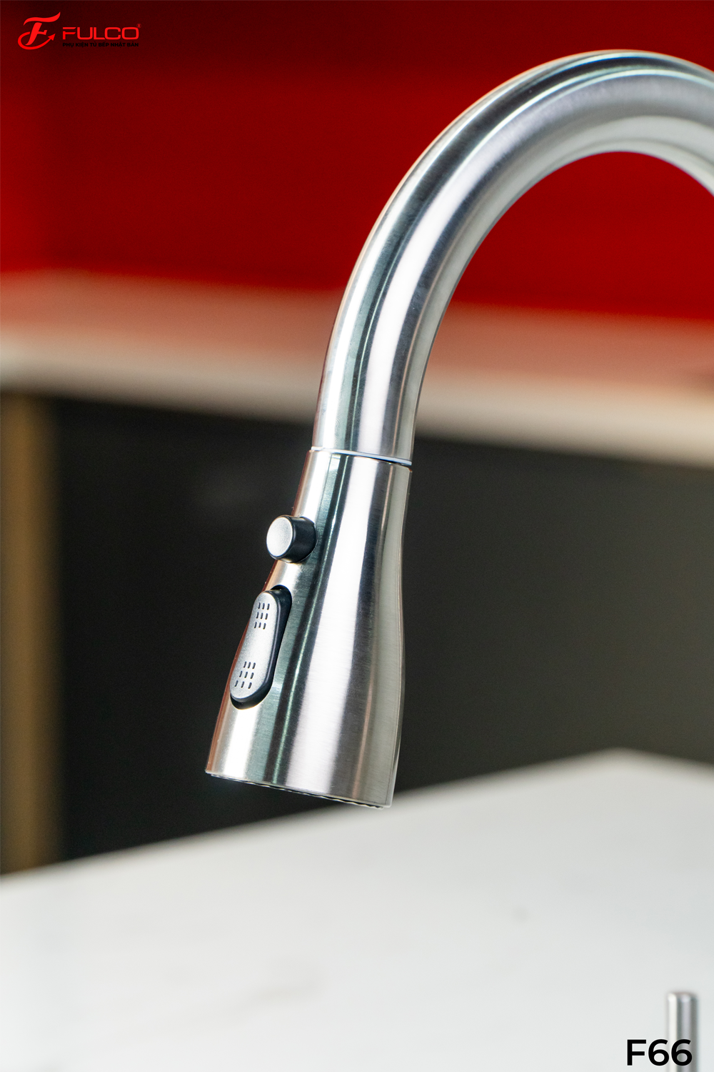 Vòi rửa bát rút dây Fulco F66