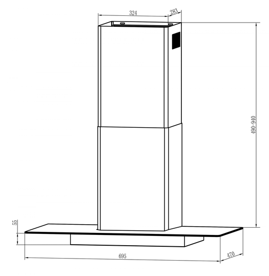 Máy hút mùi Kaff KF-70RH