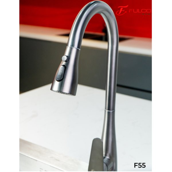 Vòi rửa bát rút dây Fulco F55
