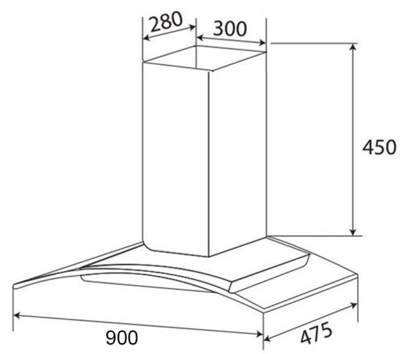 Máy hút mùi Kaff KF-GB983N