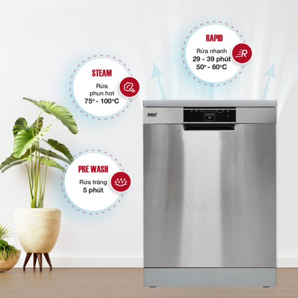 Máy rửa bát Lorca LF 3E7DWS-05 (13 bộ)