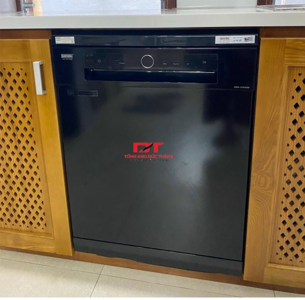 Máy rửa bát Giovani GDW-127635SB (14 bộ) - Sấy khí nóng, diệt khuẩn UV