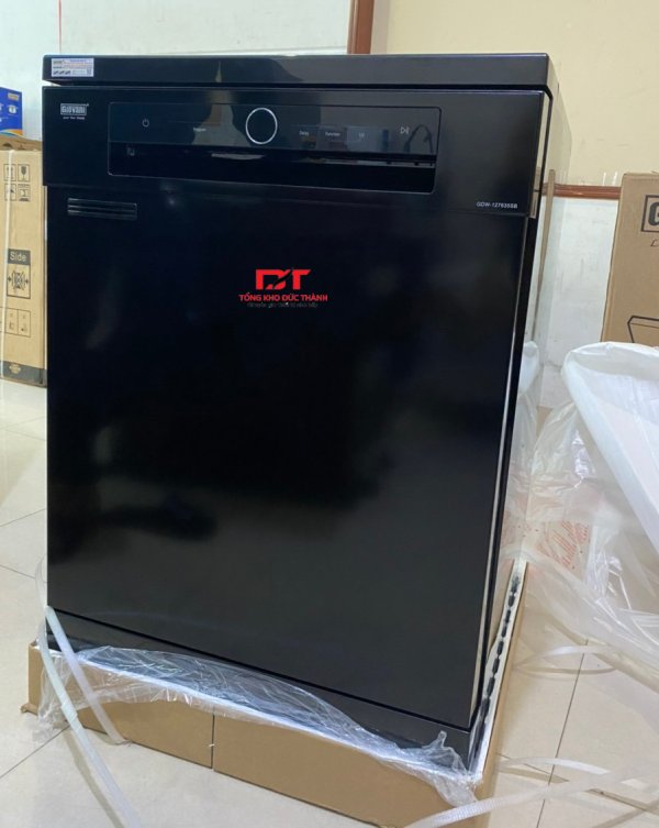 Máy rửa bát Giovani GDW-127635SB (14 bộ) - Sấy khí nóng, diệt khuẩn UV