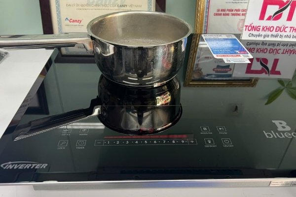 Bếp từ đôi Blueger B836T kính mẫu mới