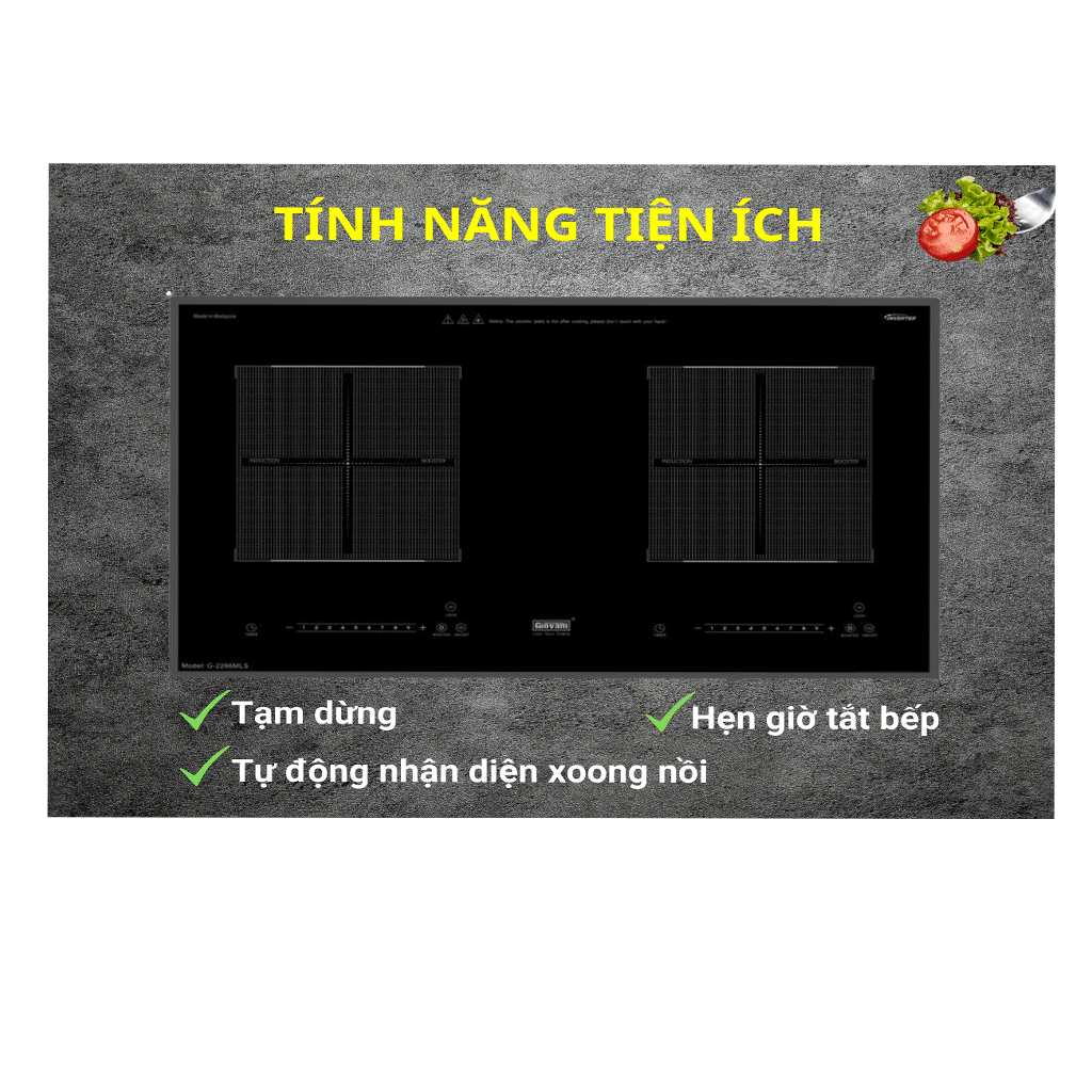 Bếp từ Giovani G-999MAS ( Malaysia)