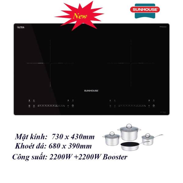 Bếp từ Sunhouse SHB555DI (  booster 2200W)