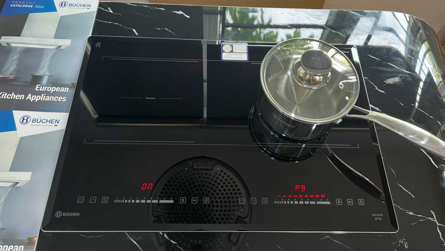 Bếp từ Buchen BUC 335ID Min bo viền kính (60 x 40)