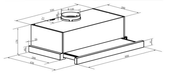 Máy hút mùi Buchen BU620S