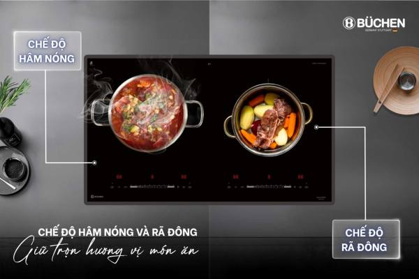 Bếp từ Buchen BUC975MS kính Schott Ceran