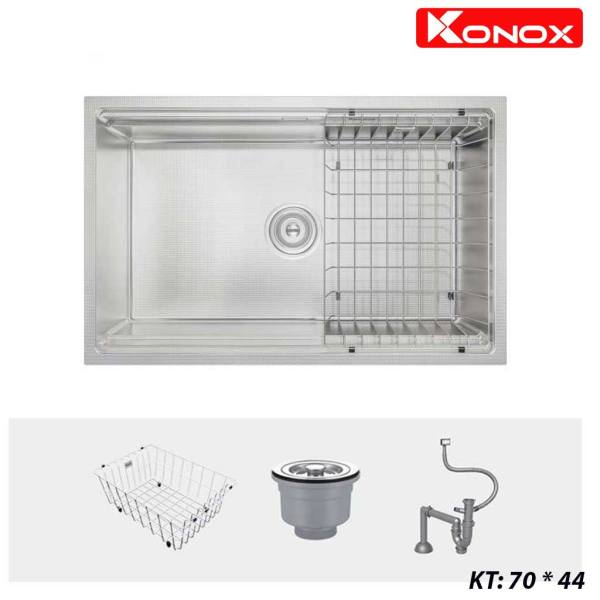 Chậu rửa bát chống xước Konox Workstation Sink – Undermount Sink KN7044SU Dekor