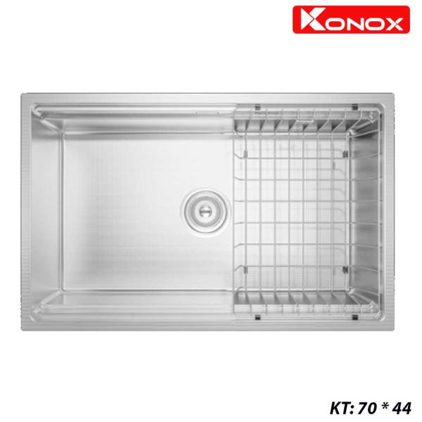 Chậu rửa bát chống xước Konox Workstation Sink – Undermount Sink KN7044SU Dekor