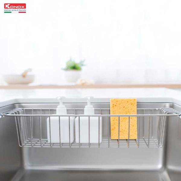 Chậu rửa bát chống xước Konox phong cách Nhật TARI 8748SR Basic