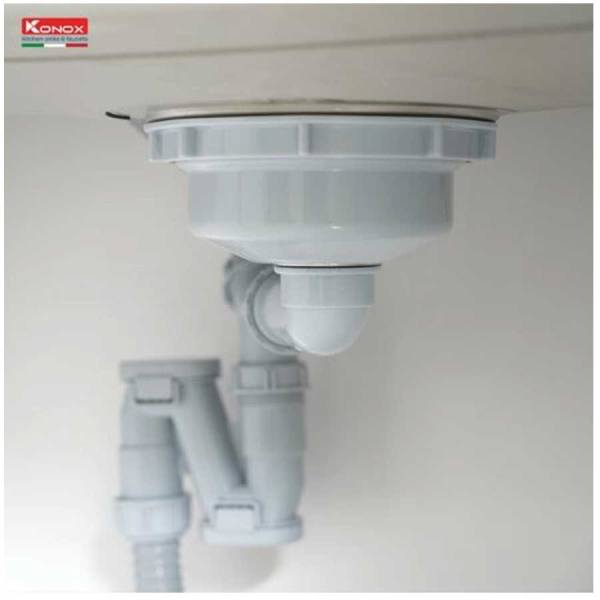 Chậu rửa bát chống xước Konox phong cách Nhật TARI 8748SR Basic